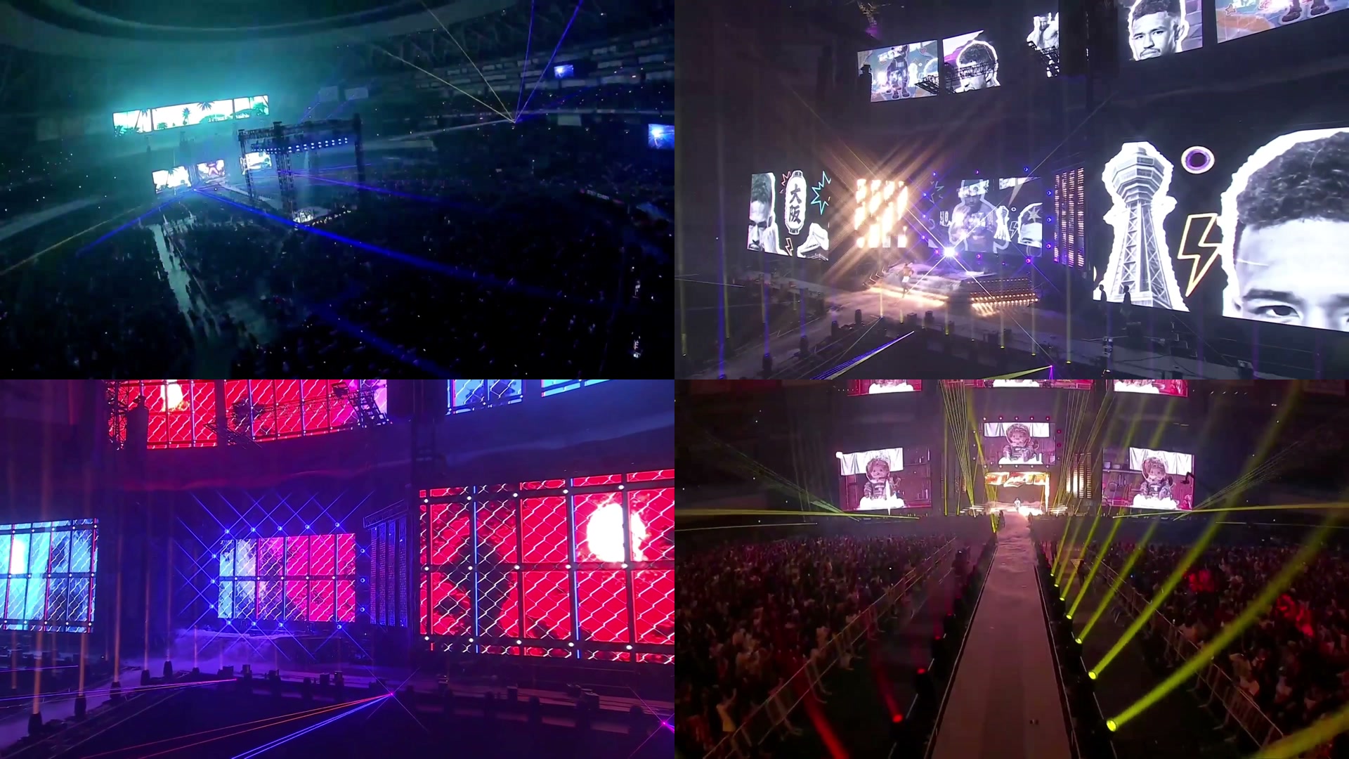 超RIZIN.5の会場で上映された選手入場演出映像
